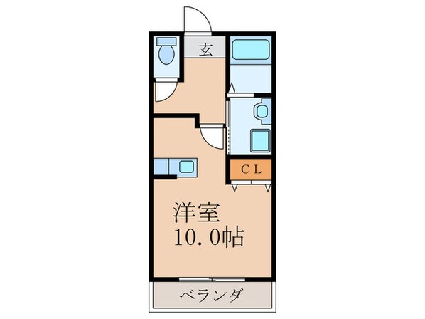 ライフステージ新町E棟の物件間取画像